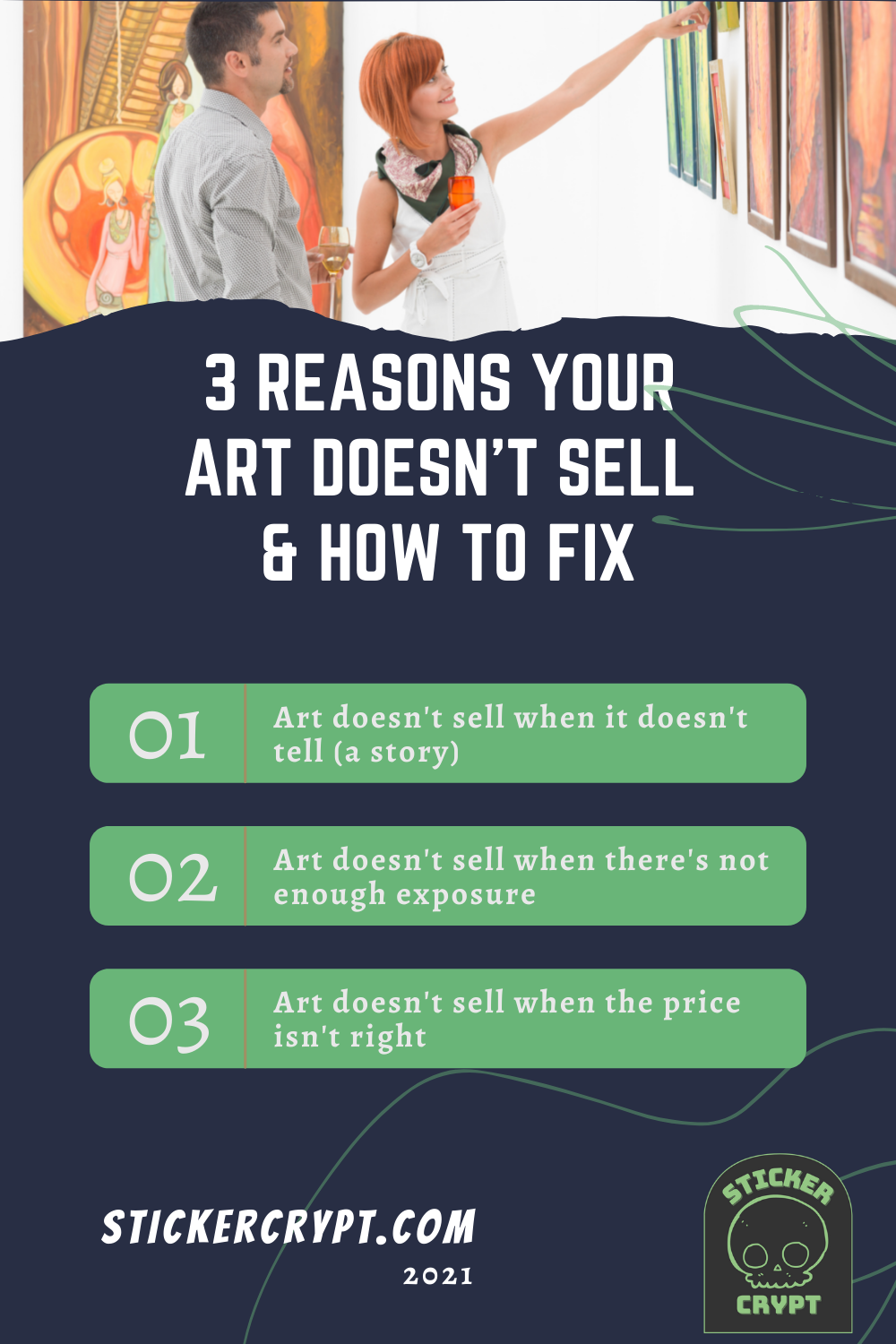 3 reasons your art doesn't sell and how to fix it